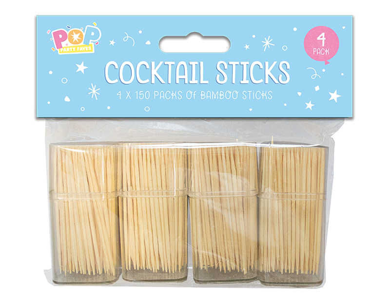 Party Cocktail Sticks - 4 Pack